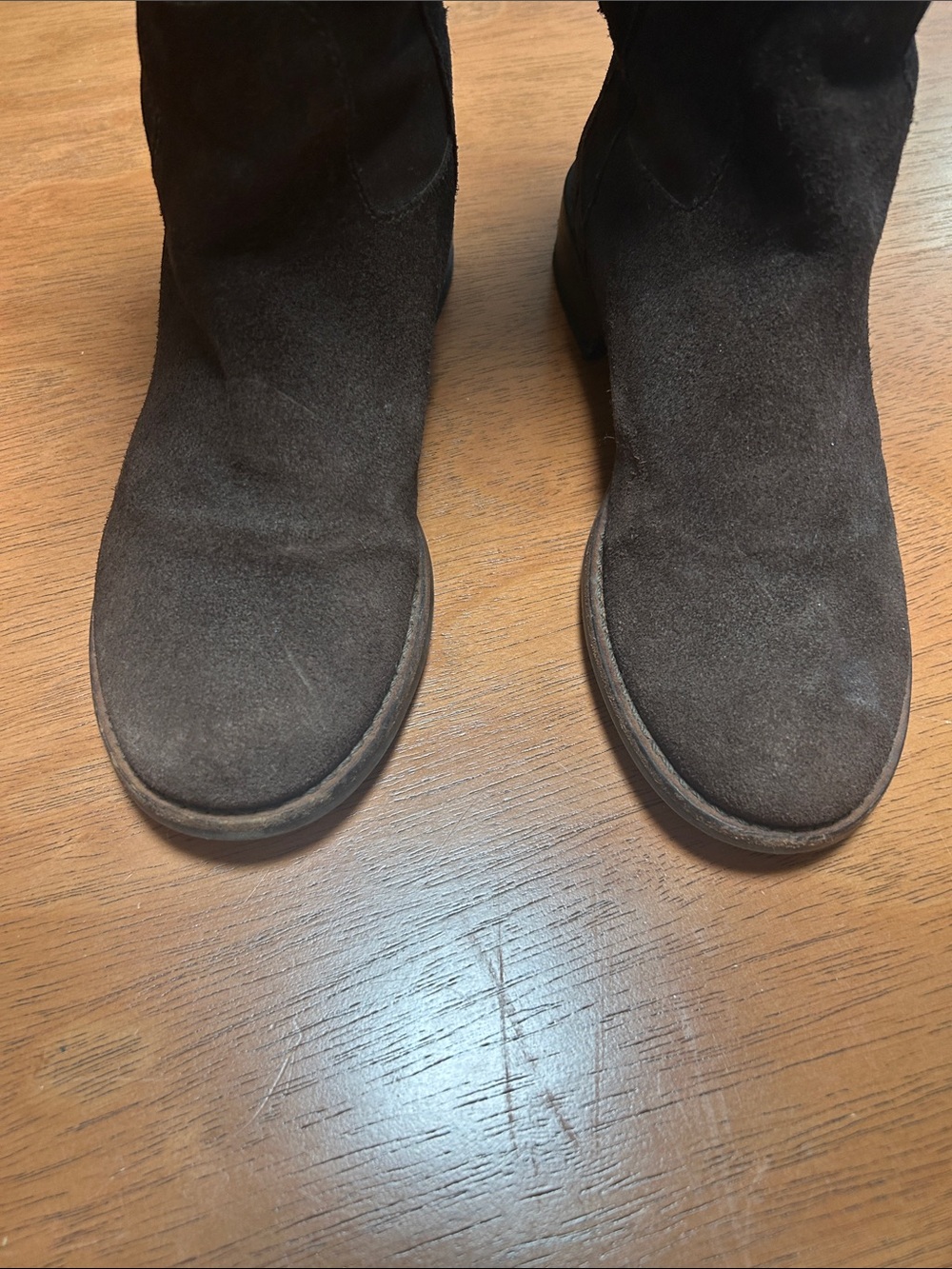 Suede Riding Boots - Picture 2 of 5
